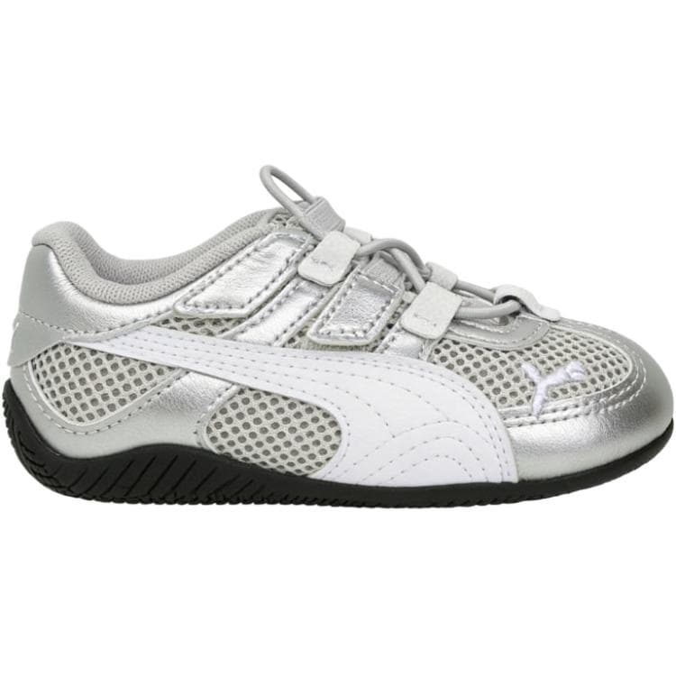 Кроссовки PUMA Speedcat Go Low Топ Обувь для малышей Серебристо-белый Infant and Toddler - изображение 2