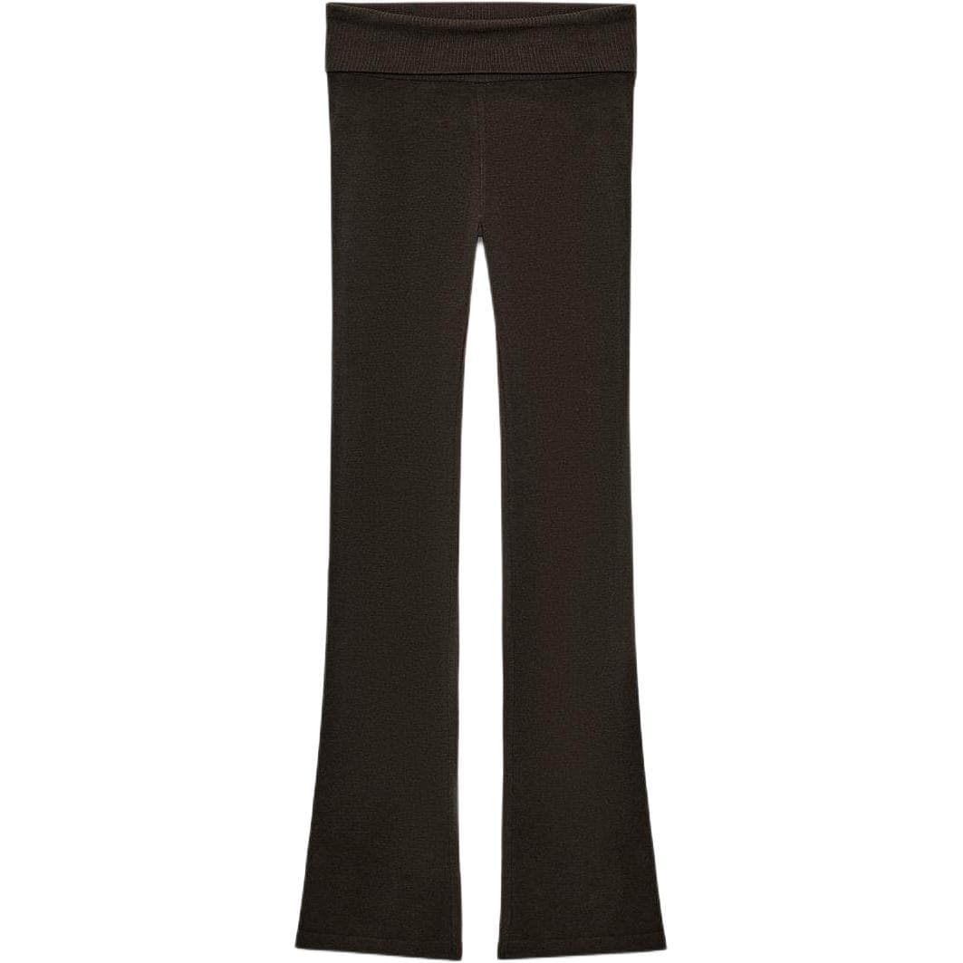 Штаны ZARA Коричневые Женские Повседневные Штаны - изображение 1