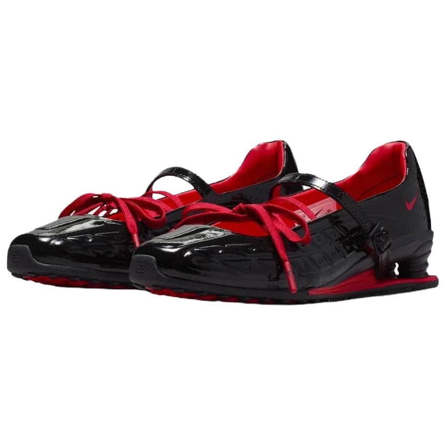 Nike SHOX Z Mary Jane Женские Туфли Черные Красные - изображение 3