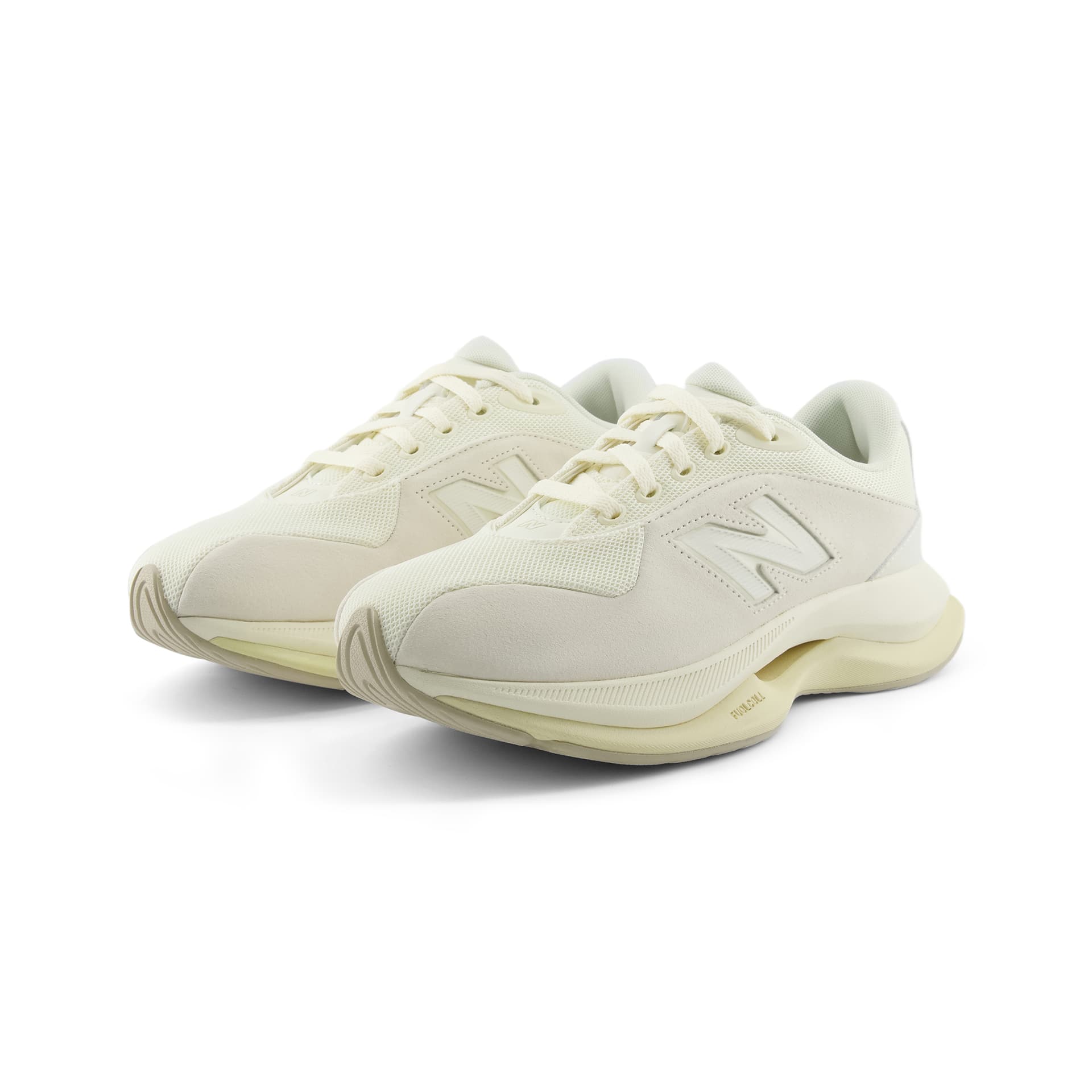 Кроссовки New Balance TF100 Текстиль Свинская кожа Повседневная обувь Унисекс Экрю D Ширина корпуса - изображение 3