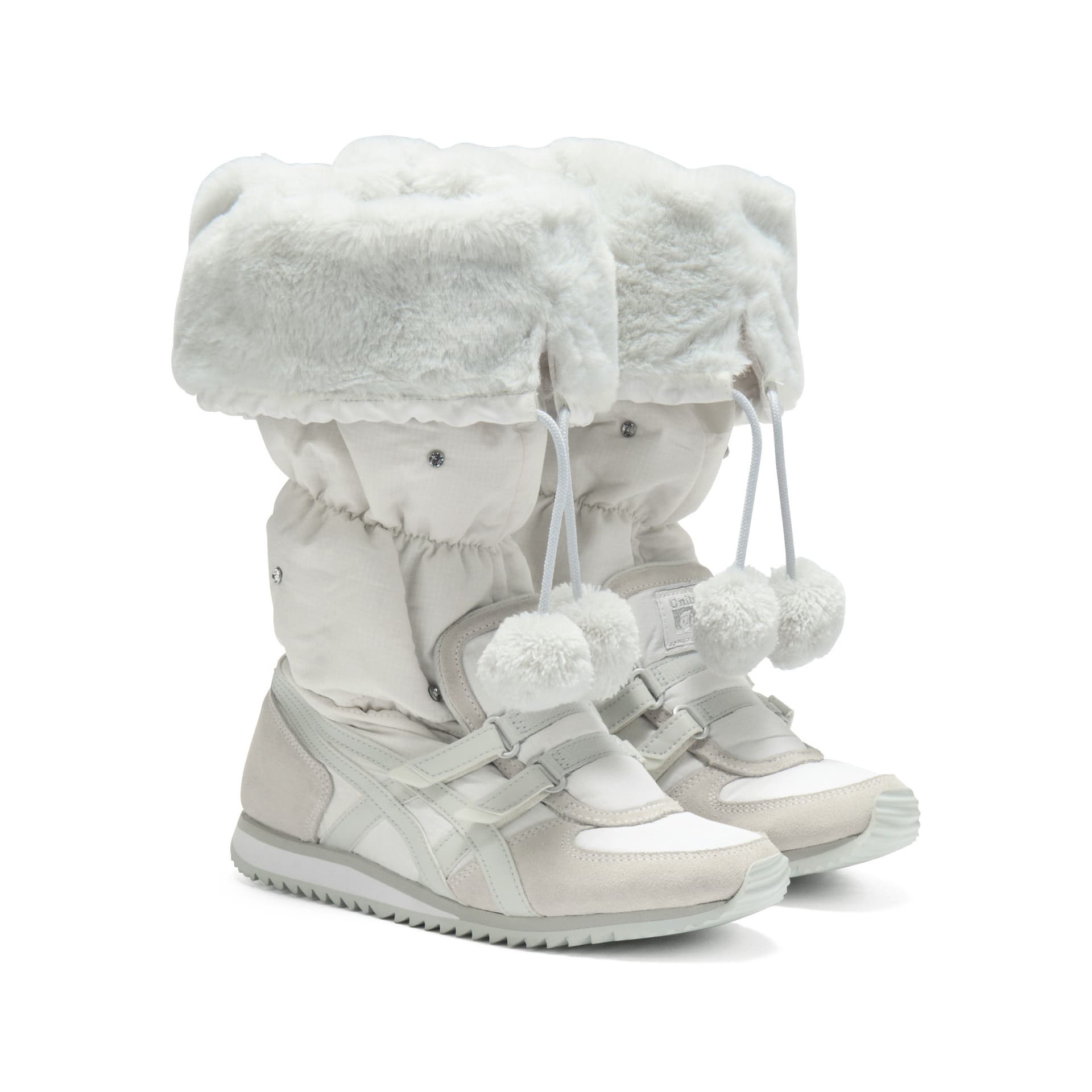 Кроссовки Onitsuka Tiger WINTER HEAVEN Высокие повседневные кроссовки для женщин белые - изображение 5
