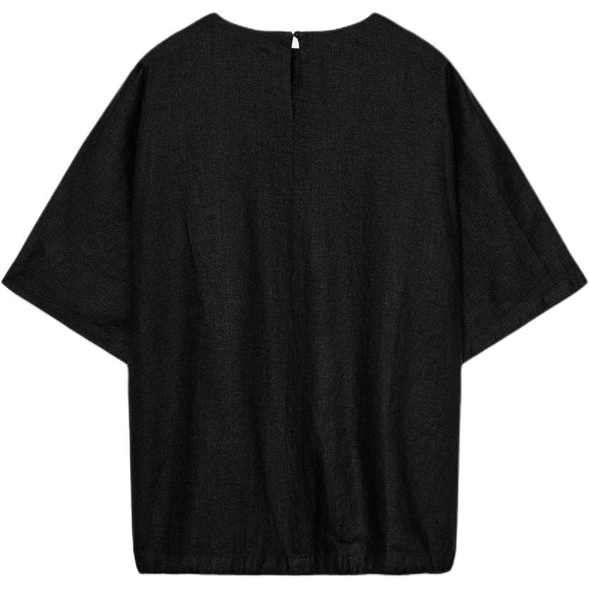 Футболка ZARA ZW Черные Женские T-рубашки - изображение 2