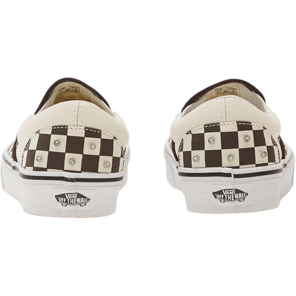 Кроссовки Vans Classic Slip ON Холст Противоскользящий Амортизация Поддержка Низкий Верх Скейтборд Обувь Женская - изображение 5