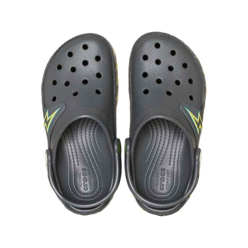 Crocs Детские сабо Low Топ Углеродное волокно Серый Kids - изображение 4