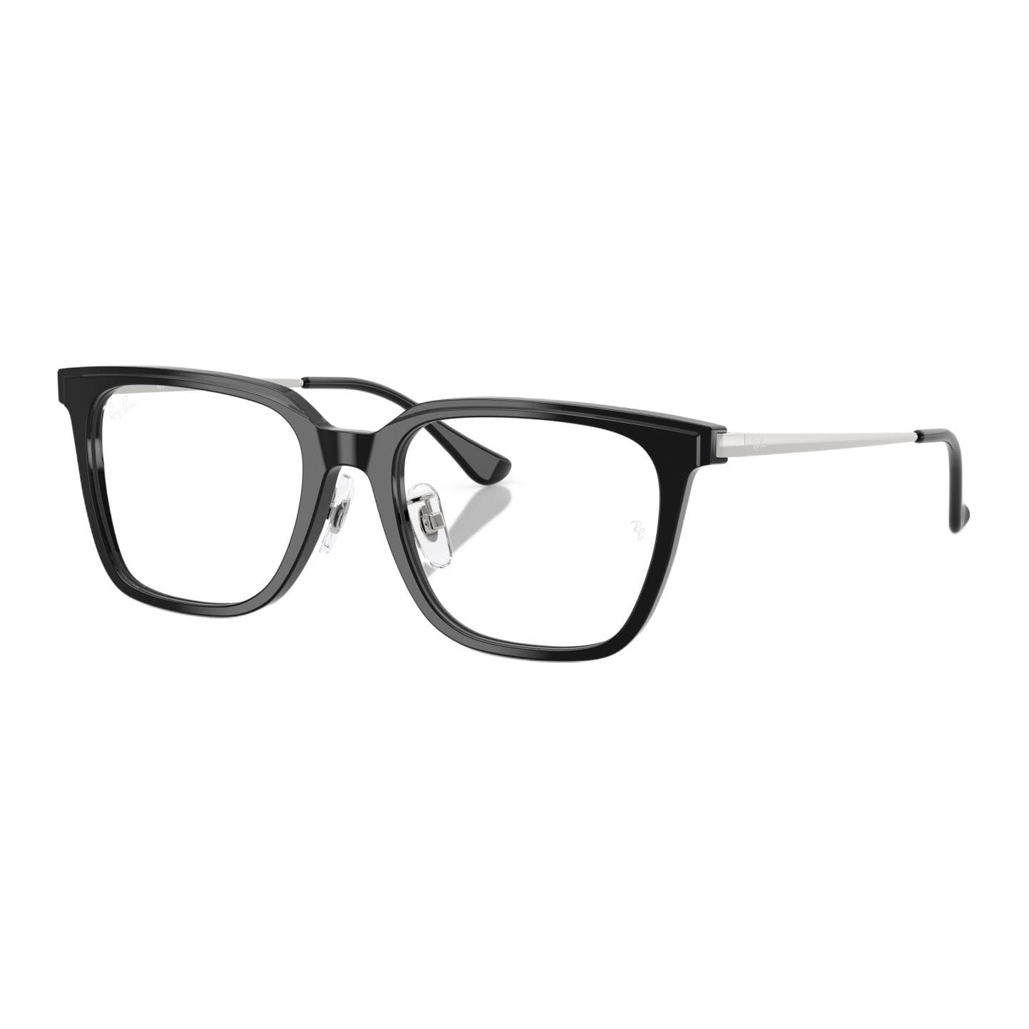 Оправа RayBan Пластик и Металл Квадратные Очки с Диоптриями Унисекс Черные - изображение 1