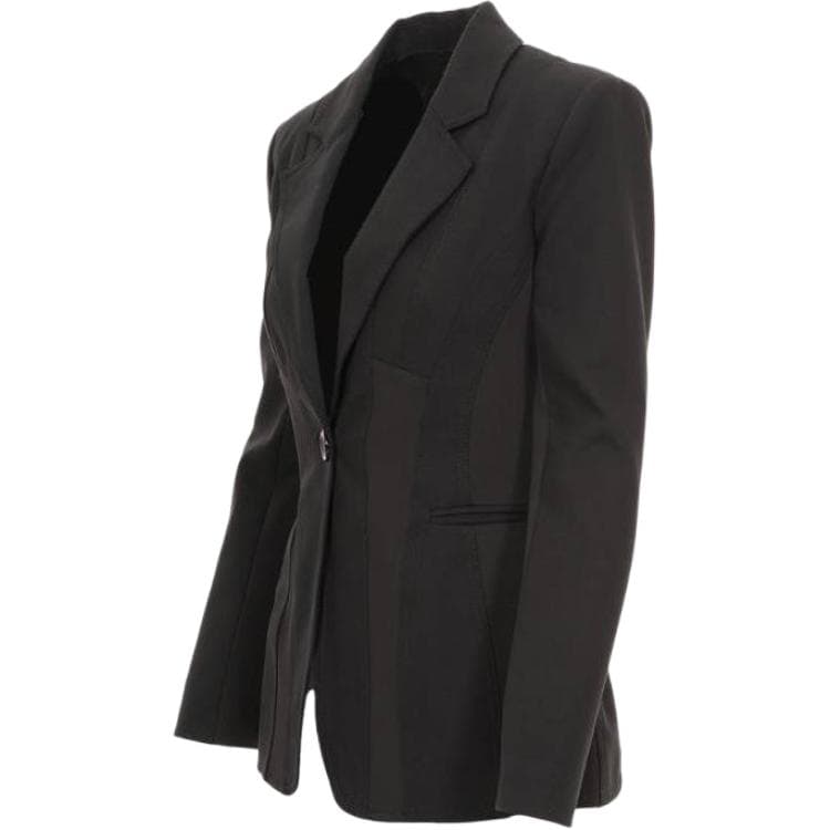 PINKO Dual-Fabric Single-Breasted Blazer - изображение 3