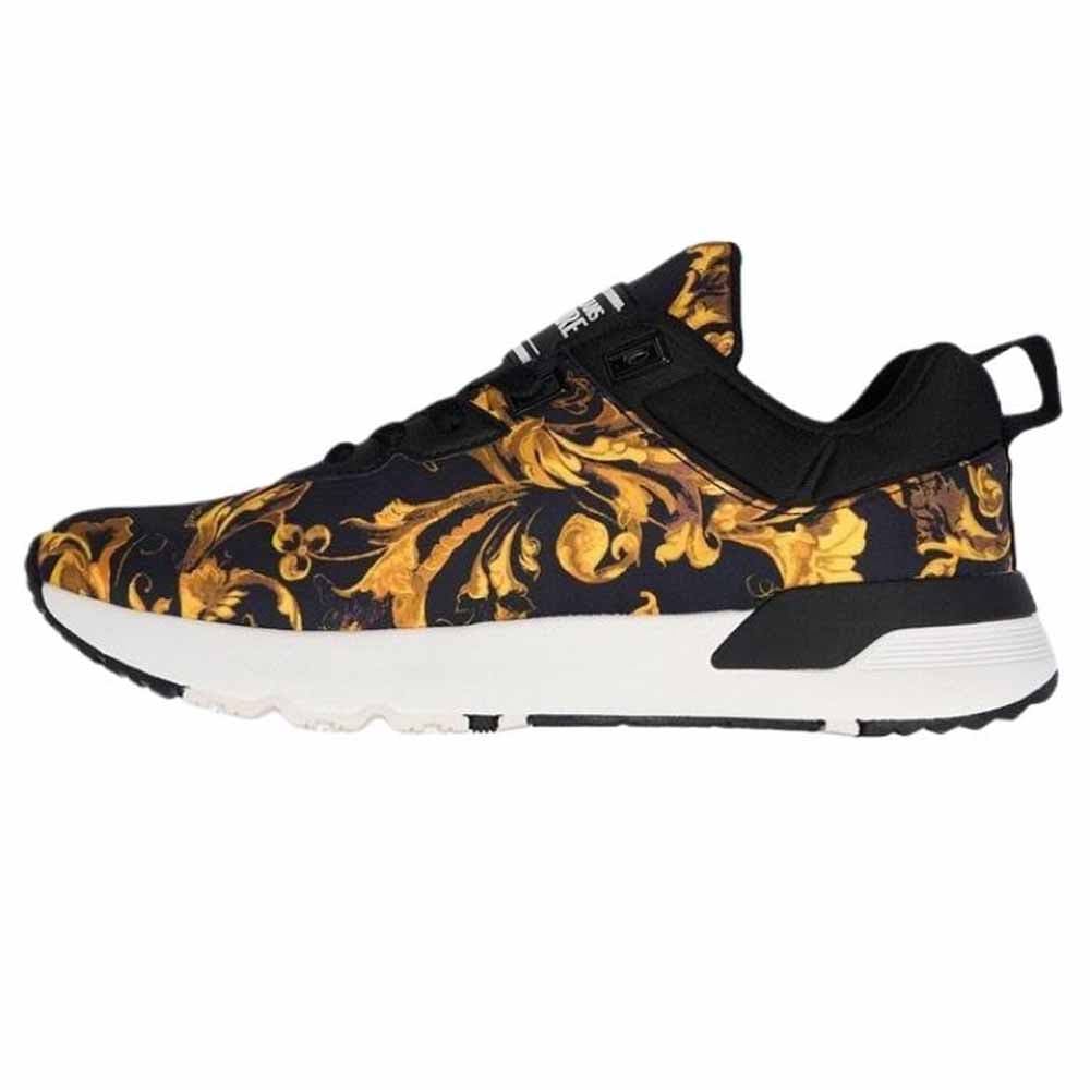 Кроссовки VERSACE JEANS COUTURE Low Топ Повседневная обувь Мужской Черный - изображение 2