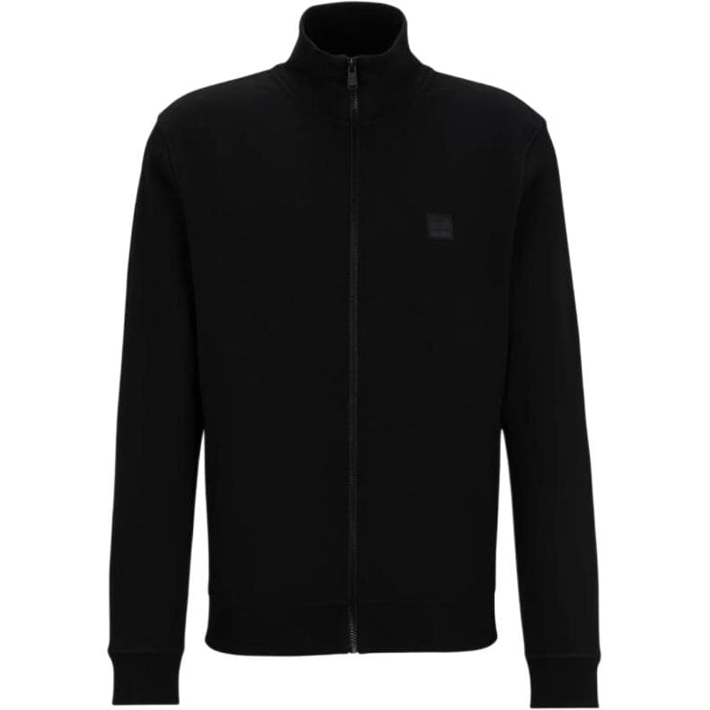 Куртка HUGO BOSS Cotton-Terry Zip-Up Jacket With Logo Patch - изображение 1
