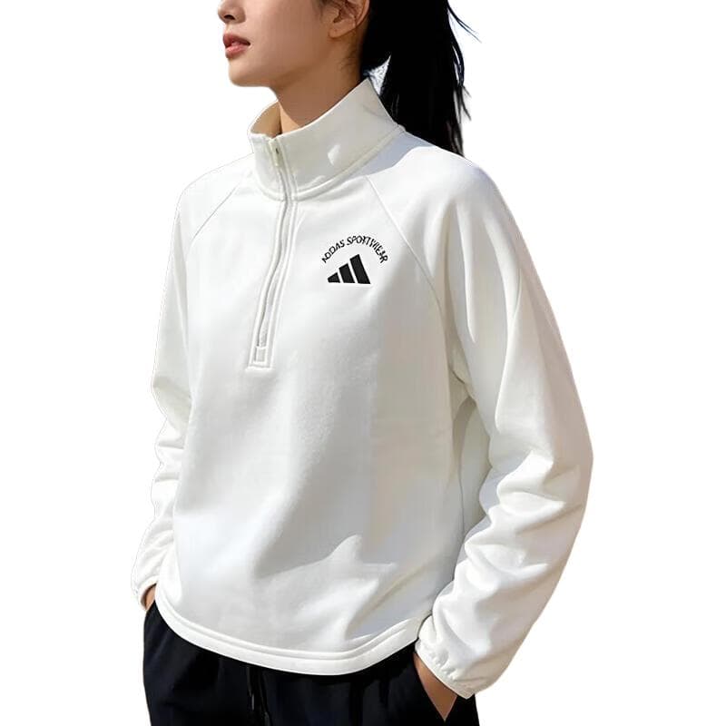Худи Adidas Белый Женский Толстовка - изображение 1