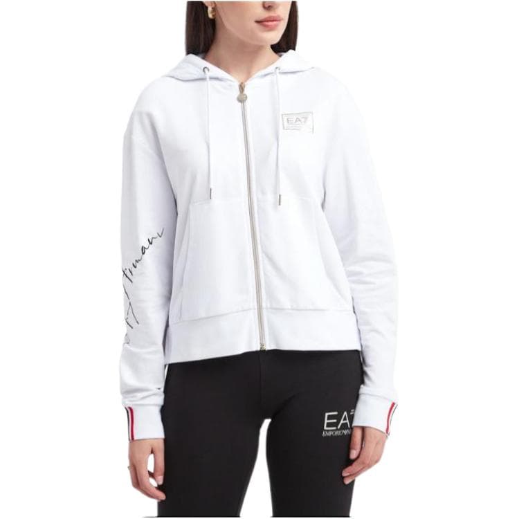 Кофта EMPORIO ARMANI EA7 Белый Женский Свитшот - изображение 1