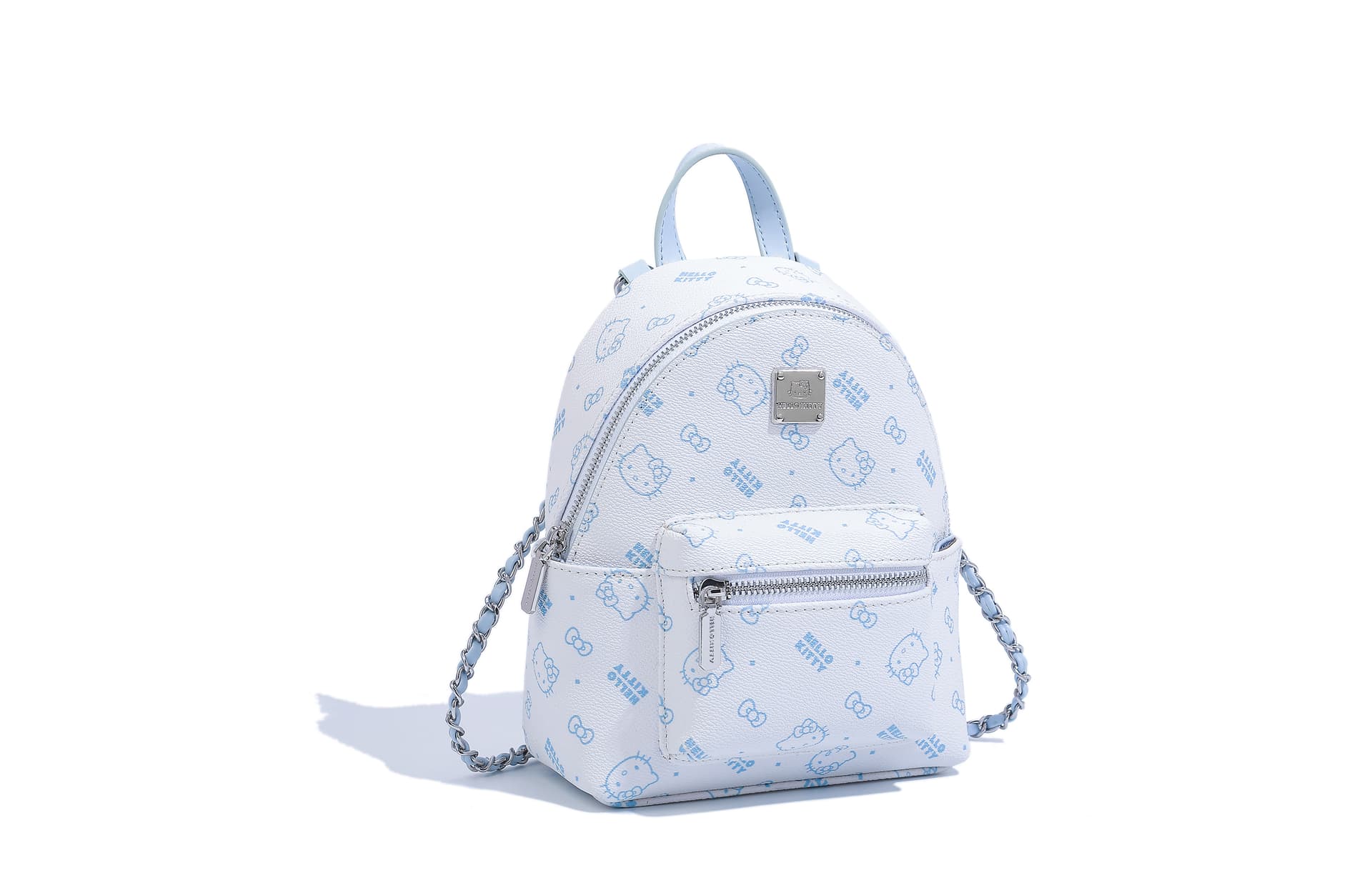 Рюкзак Sanrio X Kitty Hello Kitty Коллаборация ПУ (полиуретан) Рюкзак Женский Многоцветный - изображение 4