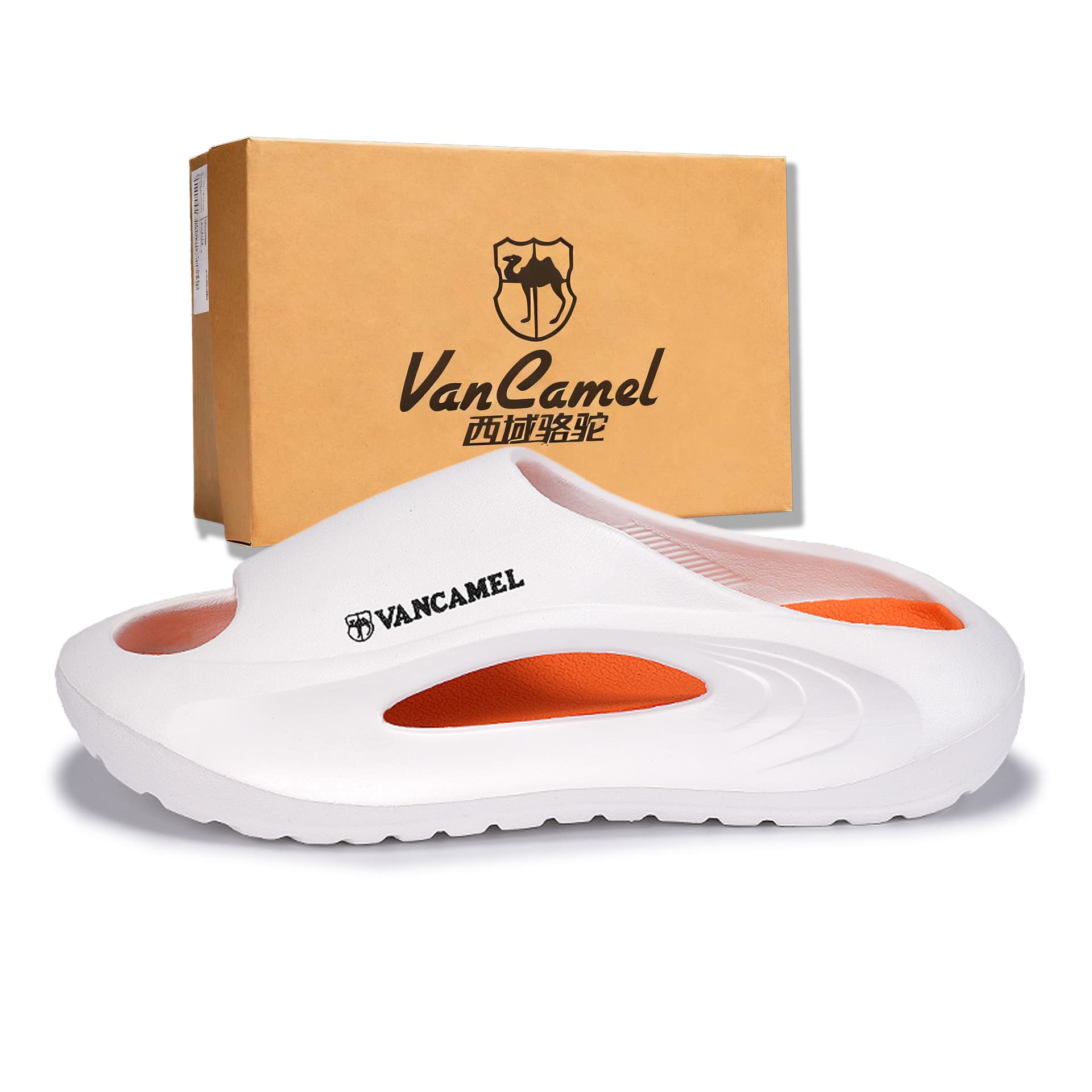 Сандалии VanCamel ЭВА Амортизация Быстросохнущие Противоскользящие Устойчивые к истиранию Шлепанцы Унисекс - изображение 1