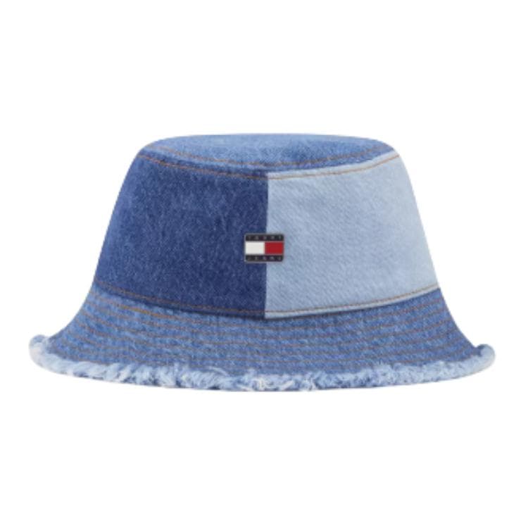 Панама Tommy Hilfiger Бамбушки из хлопка Женские Джинсовый синий - изображение 1