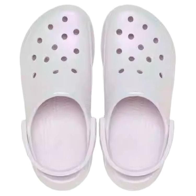 Сабо Crocs Кит Сабо резиновые Женские Белый Фиолетовый - изображение 3