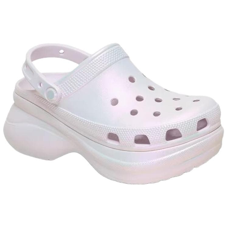 Сабо Crocs Кит Сабо резиновые Женские Белый Фиолетовый - изображение 2
