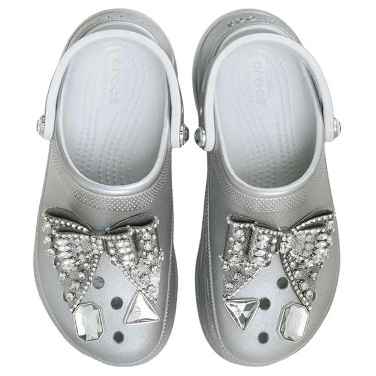 Сабо Crocs Кит Сабо резиновые Женские Серебряные - изображение 4