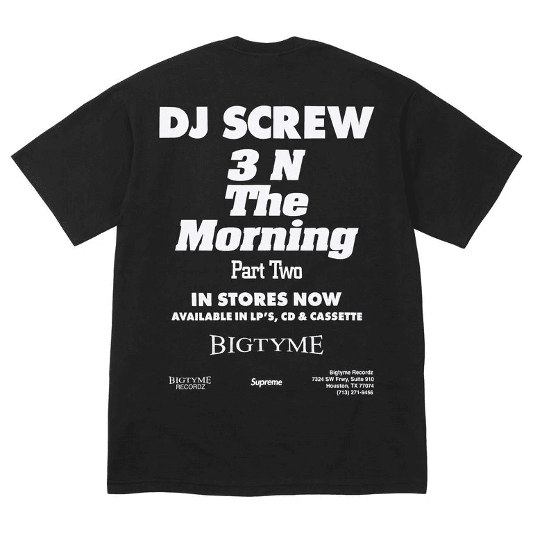 Футболка Supreme X DJ Screw SS26 Week6 SUC Tee T Рубашка Унисекс - изображение 2