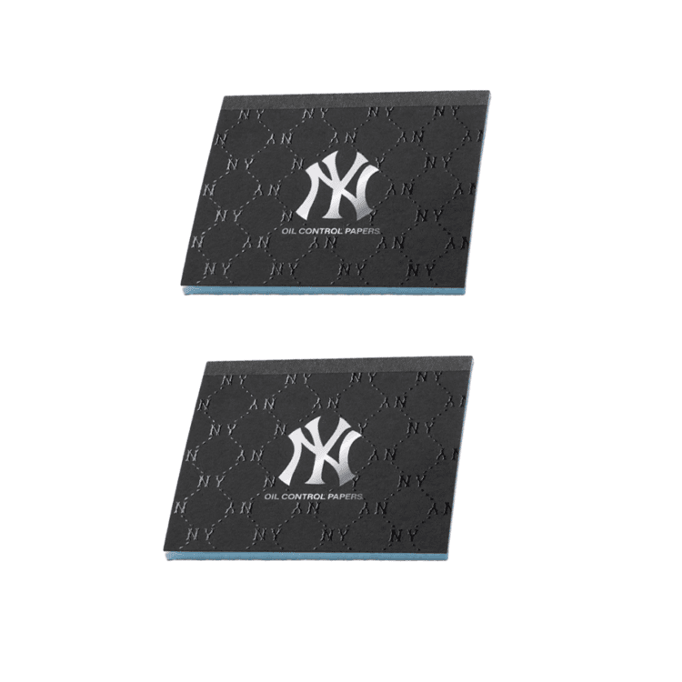 MLB MONOGRAM NY Увлажняющая бумага для поглощения масла охлаждающая и освежающая 100 шт. пачка - изображение 2