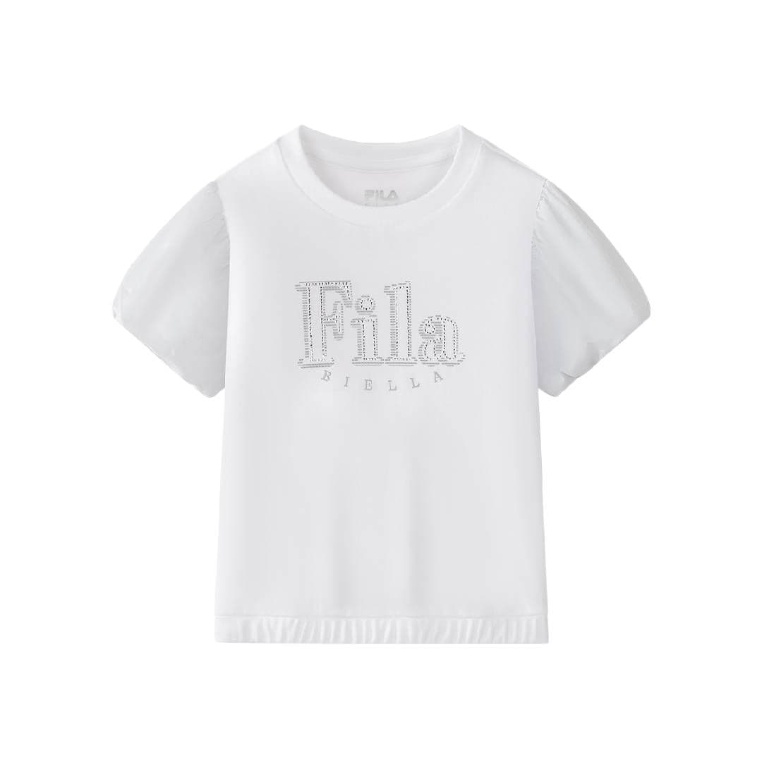 Футболка FILA KIDS Стандартный Белый Детская Рубашка T - изображение 1