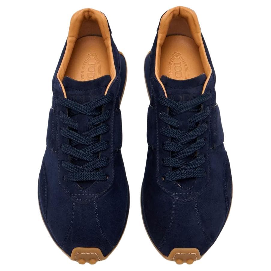 Кроссовки TOD'S T Vintage Низкий Топ Повседневная Обувь Женская Темно-Синяя - изображение 5