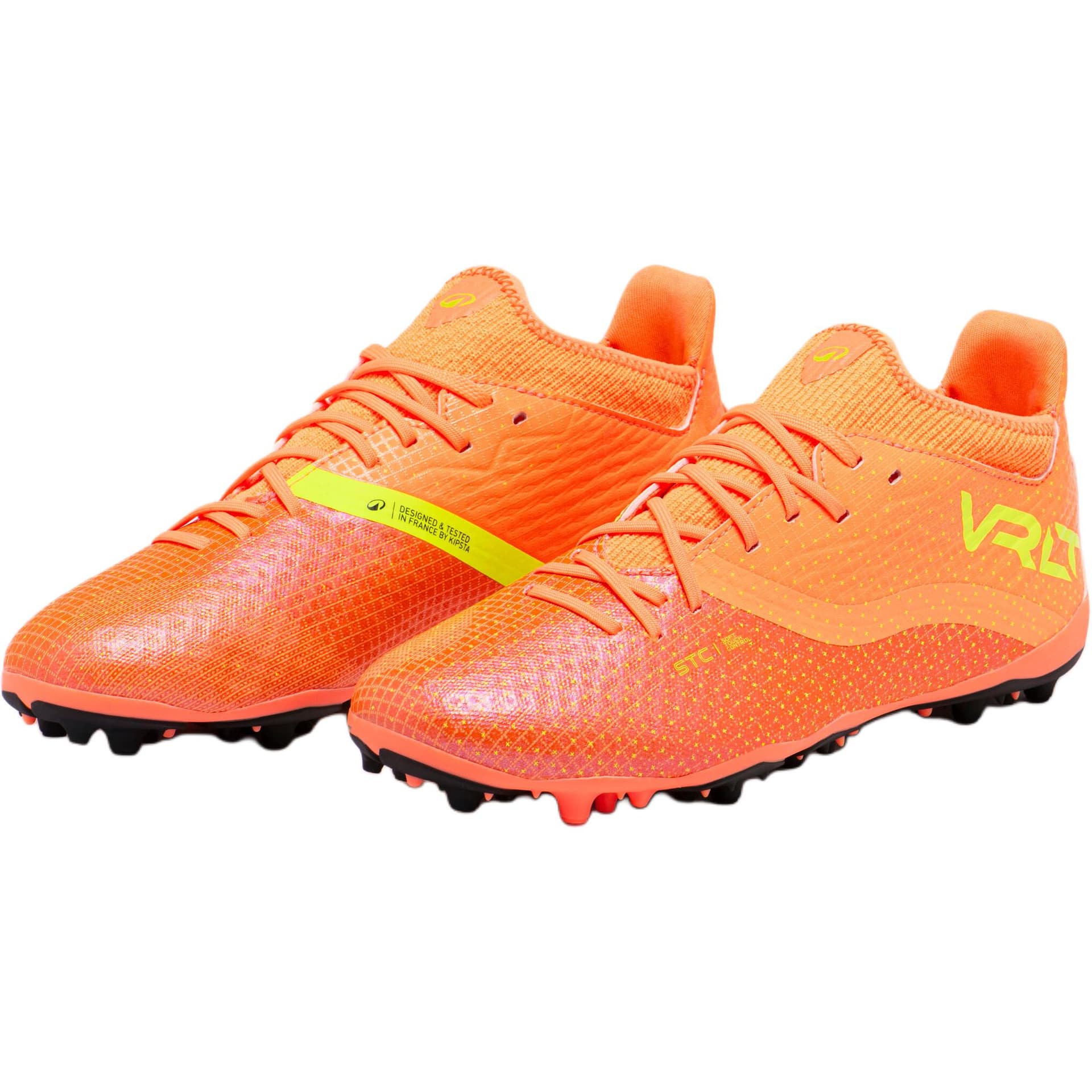 Бутсы DECATHLON Viralto 3 Low Топ Футбольные бутсы Апельсин Детские - изображение 3