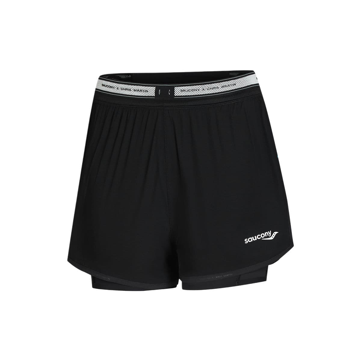 Saucony Dark Moon Black Женские Спортивные Шорты - изображение 1