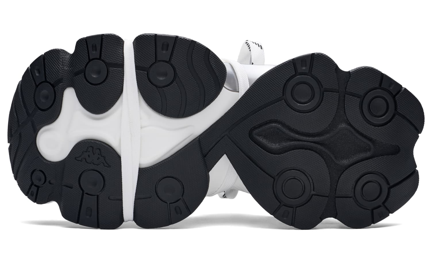 Кроссовки Kappa Star Halo Shoes Спина To Спина Противоскользящие Устойчивые к износу Низкие Кроссовки Женские Серебристый Белый - изображение 6