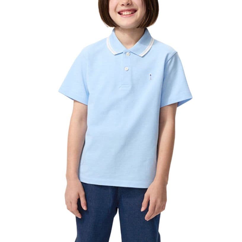 UNIQLO Kids Поло Aqua Blue - изображение 1