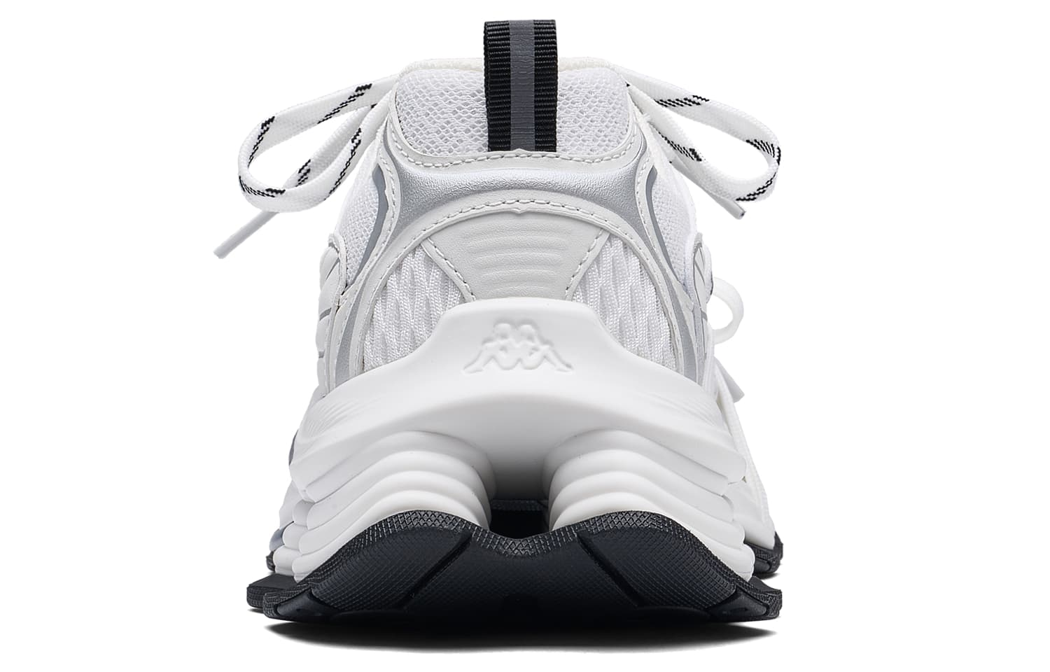 Кроссовки Kappa Star Halo Shoes Спина To Спина Противоскользящие Устойчивые к износу Низкие Кроссовки Женские Серебристый Белый - изображение 5