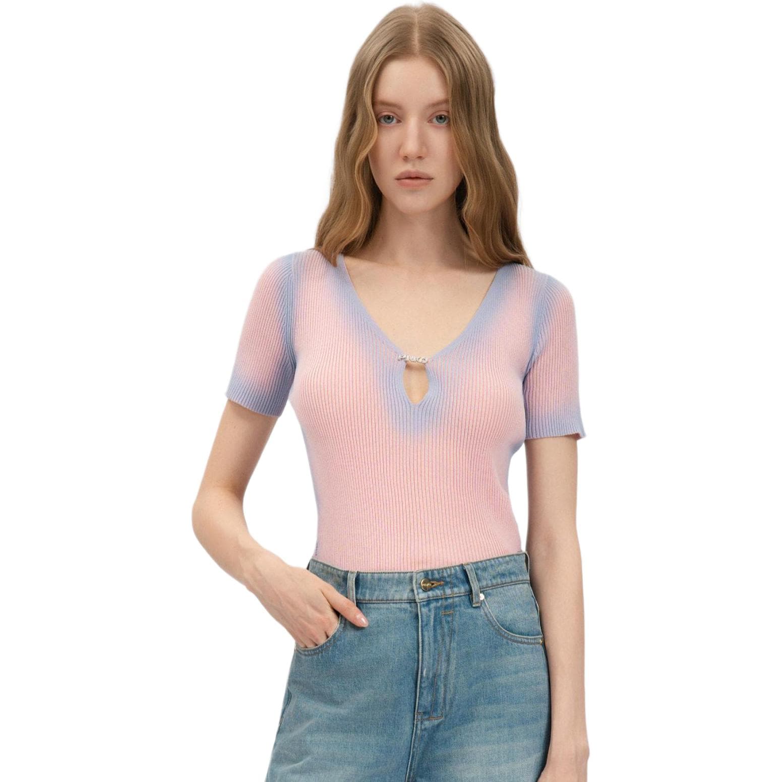 Кофта PINKO Розовый Женский Трикотаж - изображение 1