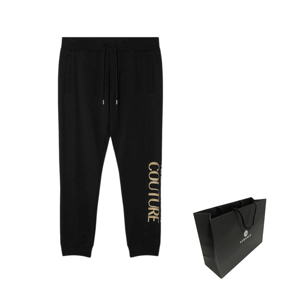 Штаны VERSACE JEANS COUTURE FW25 Вязаные спортивные брюки мужские - изображение 3