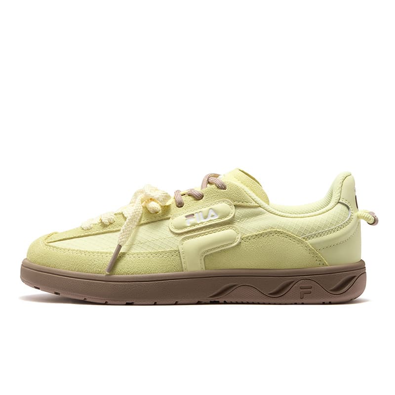 Кроссовки FILA FUSION GITA Низкие Скейтборд Обувь Женские Эльф Желтый - изображение 1