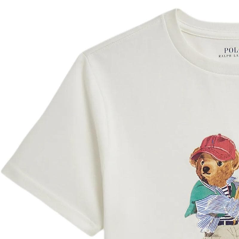 Футболка Polo Ralph Lauren Polo Bear T Рубашка SS26 Стандартный размер Детский - изображение 3