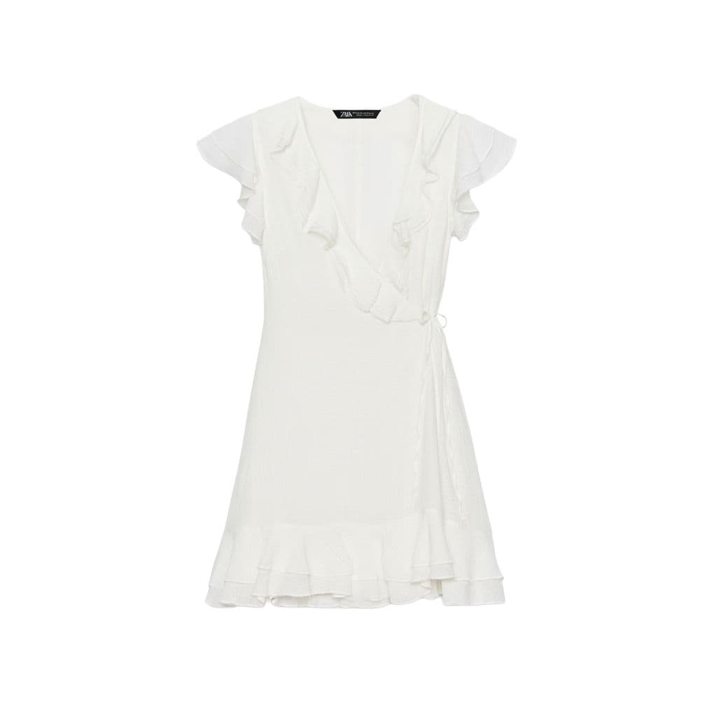 Платье ZARA Платье с короткими рукавами Женское - изображение 1