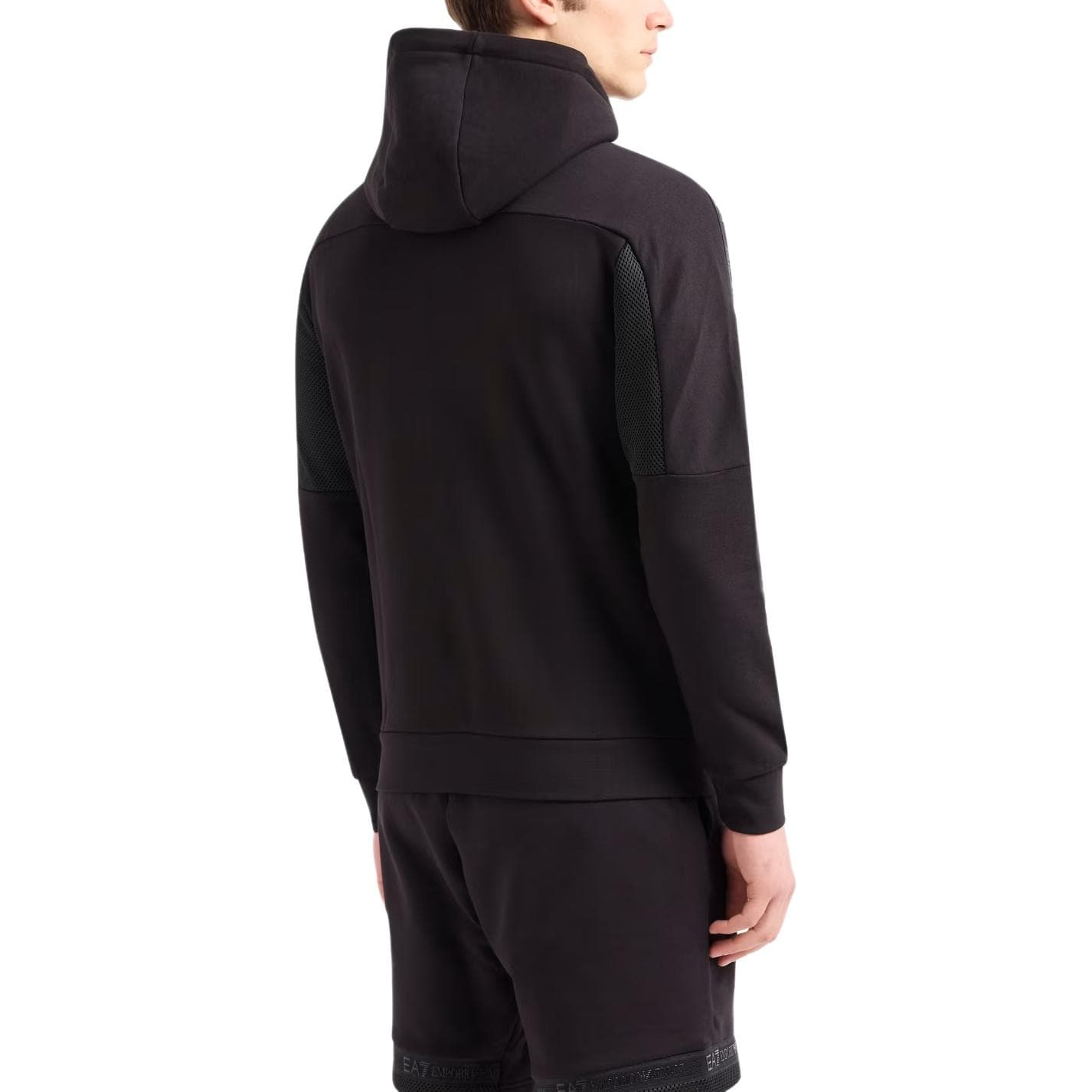 Кофта EMPORIO ARMANI EA7 Свитшот Мужской Черный - изображение 4