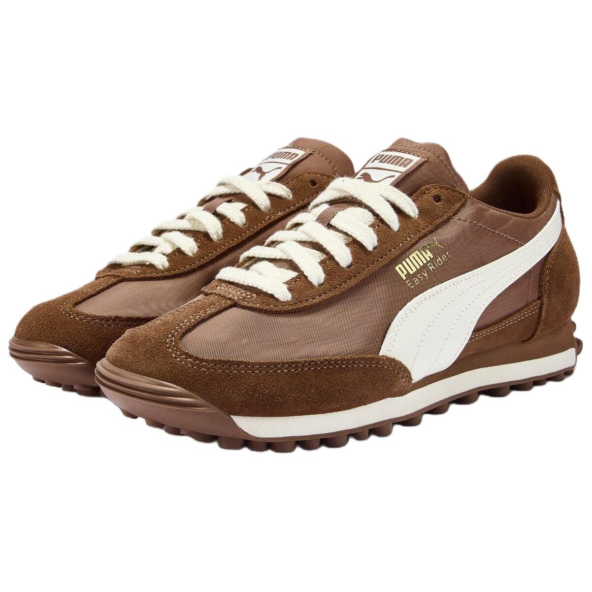 Кроссовки PUMA Easy Rider Low Casual Shoes Унисекс Коричневый Белый - изображение 3