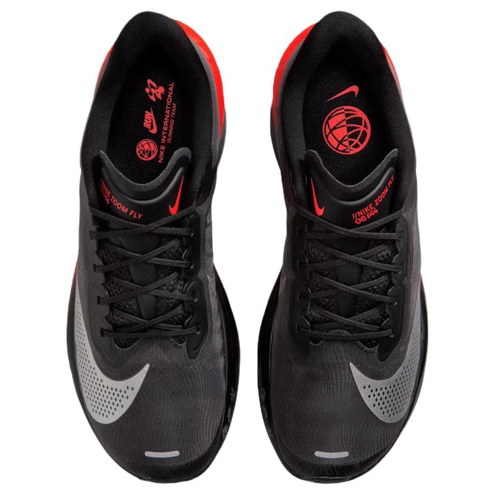 Кроссовки для бега Nike Zoom Fly 6 противоскользящие и дышащие кроссовки для бега с низким верхом мужские черные и красные - изображение 4