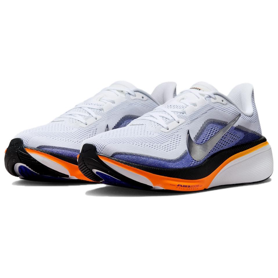 Кроссовки для бега NIKE Pegasus 42 Дышащий Oтскок Беговые кроссовки Мужской Белый оранжевый черный - изображение 3