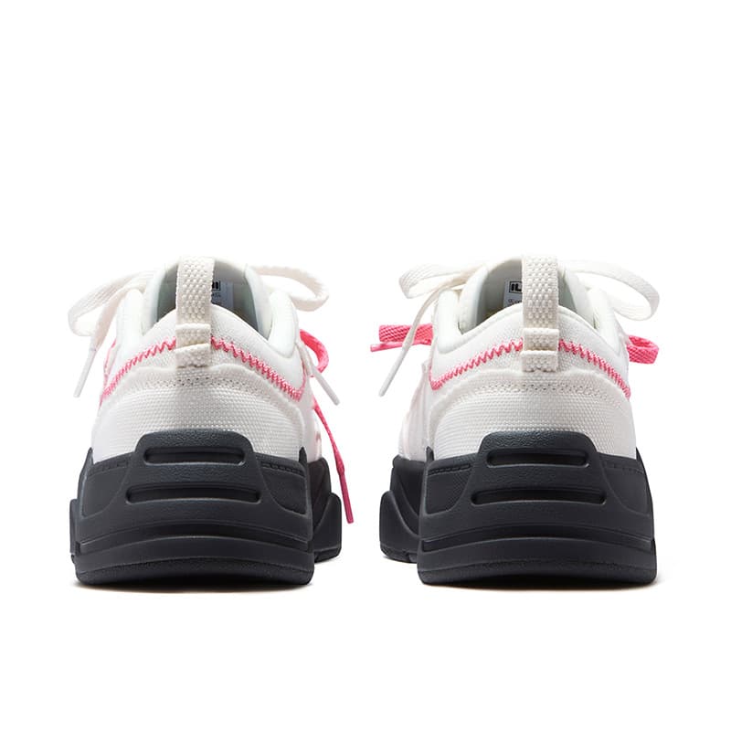 Кроссовки FILA FUSION 50 50 DX II CVS Текстиль Синтетическая кожа Низкий топ Скейтборд Обувь Женская Снег Лимон Розовый - изображение 5