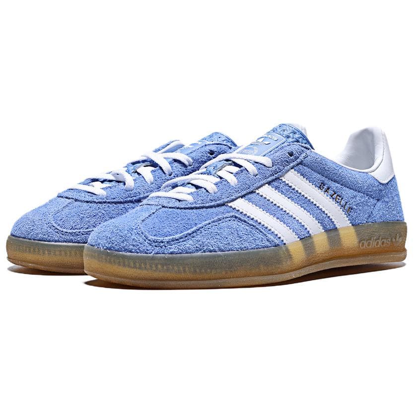 Кроссовки Adidas Originals GAZELLE INDOOR Кеды немецкой армии (GAT) Женские Синие - изображение 3