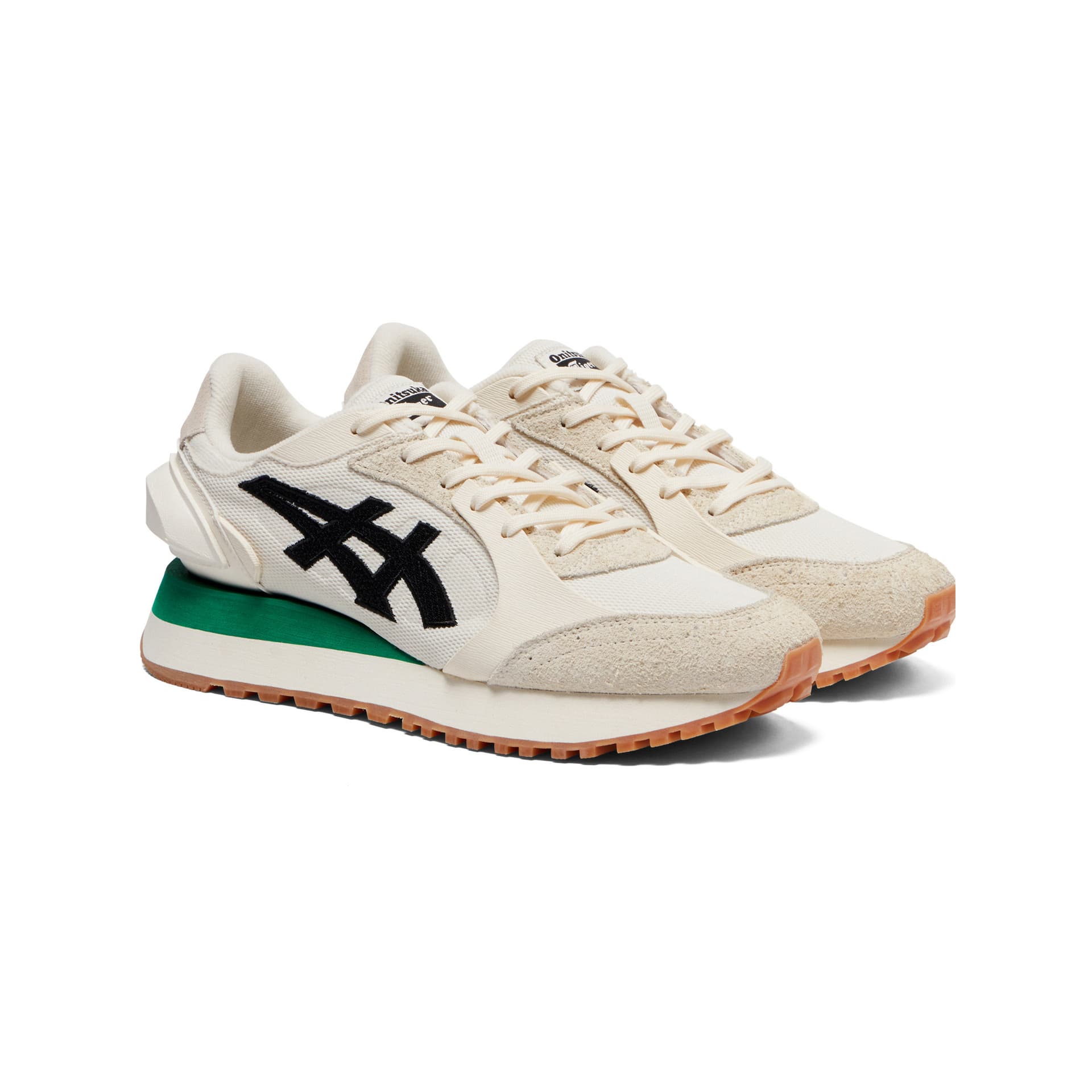 Кроссовки для бега Onitsuka Tiger Moage Co Low Топ Повседневный Городская коммутация Беговые кроссовки Унисекс Бежевый - изображение 3