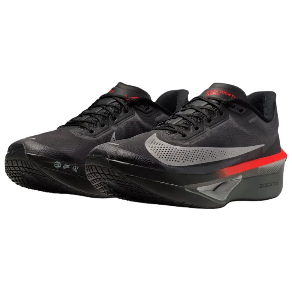 Кроссовки для бега Nike Zoom Fly 6 противоскользящие и дышащие кроссовки для бега с низким верхом мужские черные и красные - изображение 3