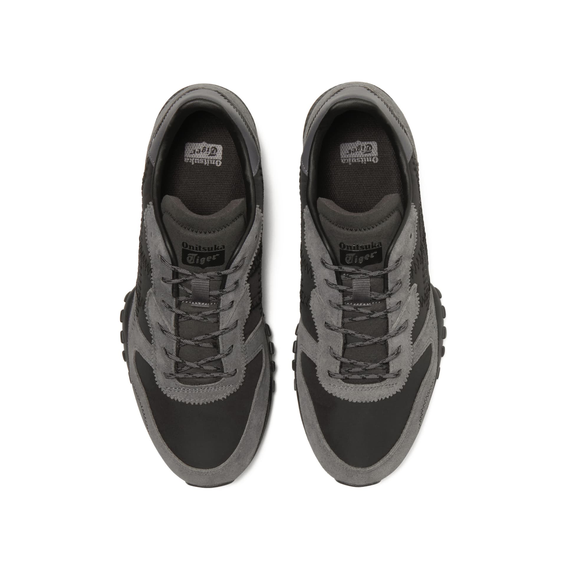 Кроссовки Onitsuka Tiger TRASPIKE Текстиль Спилок коровьей кожи Повседневная обувь Унисекс Черный - изображение 5
