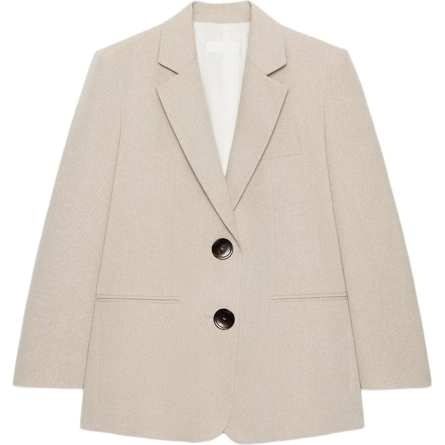 ZARA Light Beige Women's Business Suits ZARA Светло-бежевые женские деловые костюмы - изображение 1