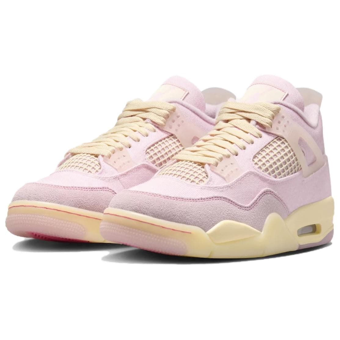 Ретро баскетбольные кроссовки Jordan Air Jordan 4 Retro Баскетбольные кроссовки Женские Розовые - изображение 3