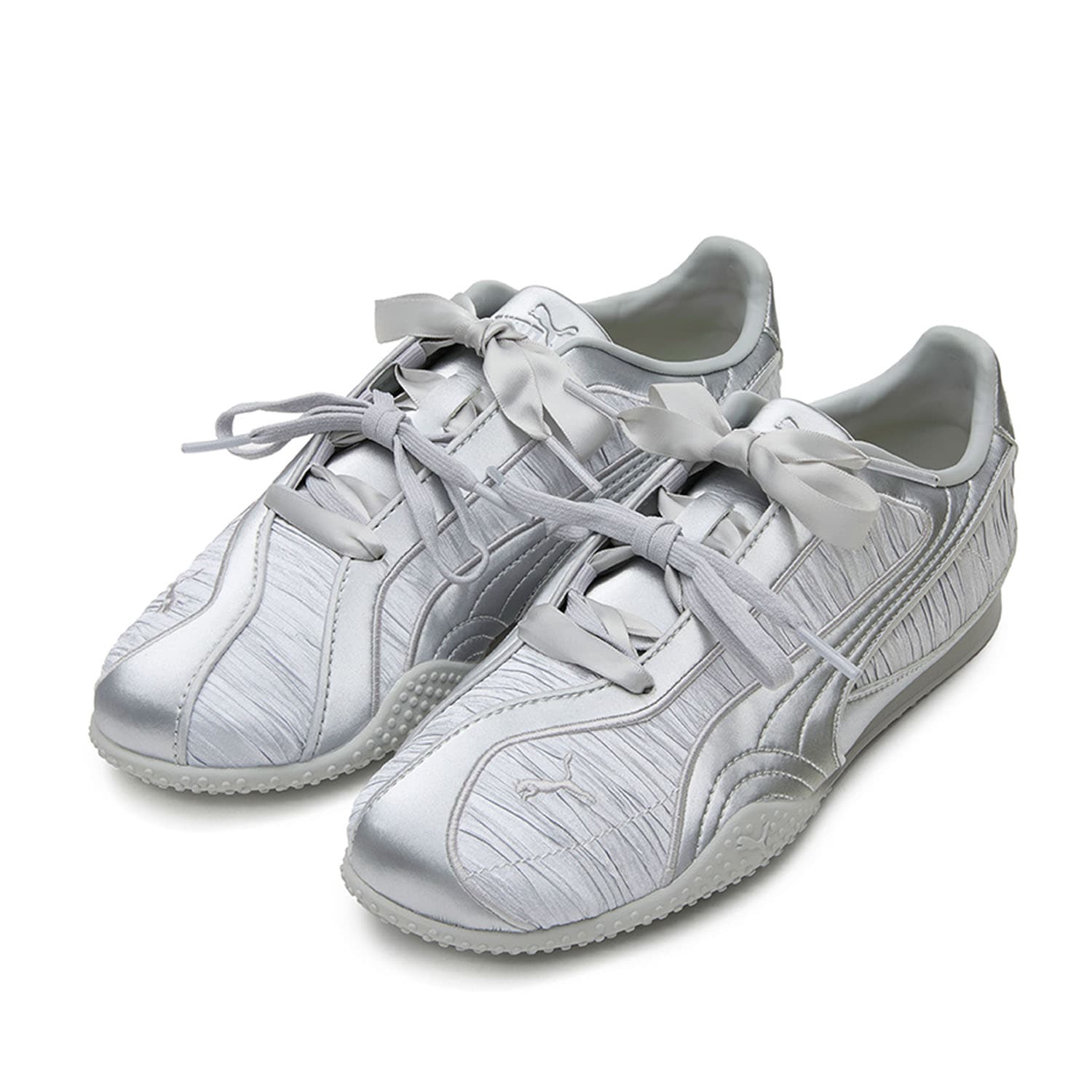 Кроссовки PUMA Bella V2 Low Casual Shoes Унисекс Ива Снег Серебряный - изображение 3
