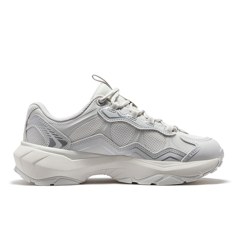 Кроссовки FILA FUSION GRAVEL Stratum Shoes Текстиль Резина Пластик MID Уличная Обувь Женская Тофу Белый Белый Агат Серый - изображение 2