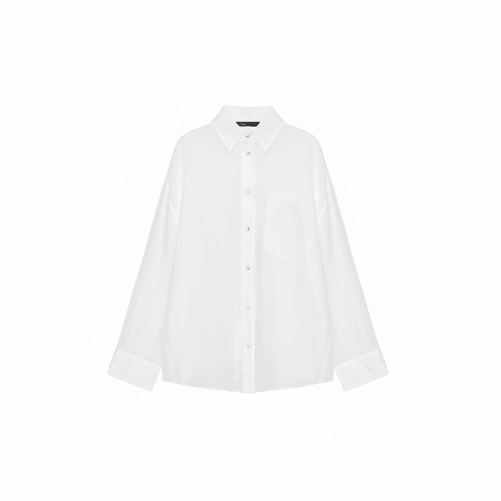 Блузка ZARA Белые Женские Рубашки - изображение 1