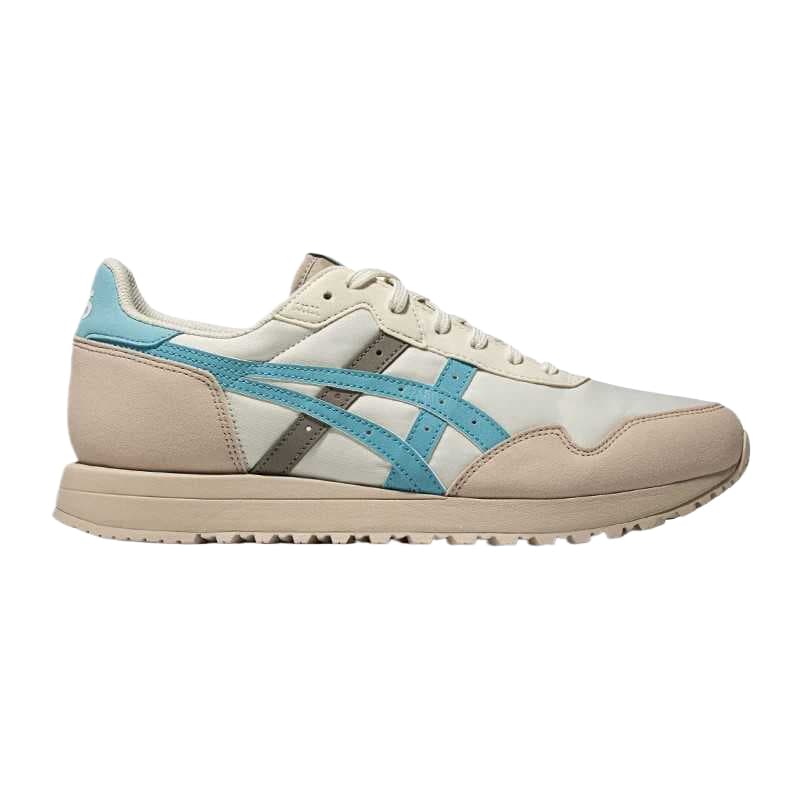 Кроссовки ASICS Tiger Runner II Повседневная обувь Низкий топ Молочно-белый Серый Унисекс - изображение 2