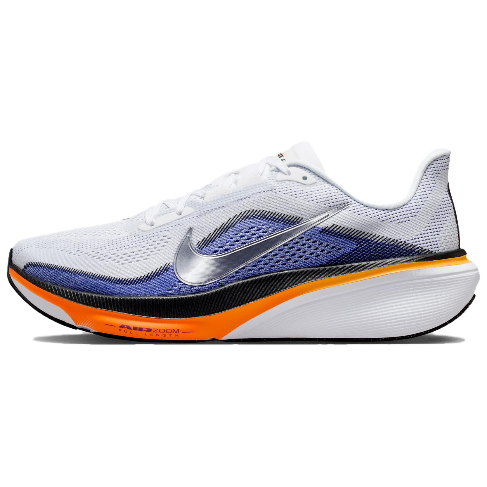 Кроссовки для бега NIKE Pegasus 42 Дышащий Oтскок Беговые кроссовки Мужской Белый оранжевый черный - изображение 1